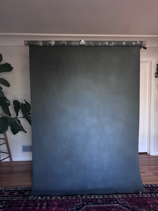 Boise Green #0852 Medium Painted Canvas Backdrop