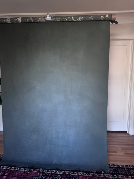 Boise Green #0852 Medium Painted Canvas Backdrop