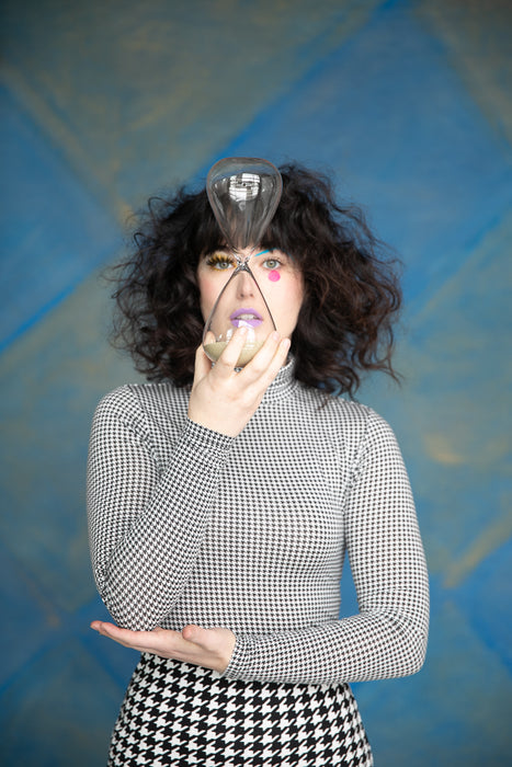 Jest in Blue #0894 Large Painted Canvas Backdrop