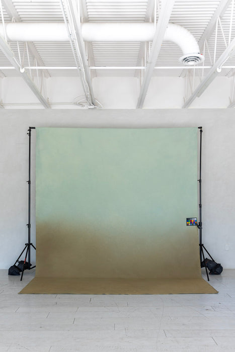 RENTAL ONLY! Yucután Gradient #0901 XL Hand Painted Backdrop Rental