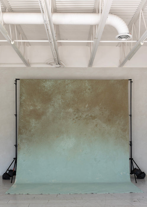 RENTAL ONLY! Yucután Gradient #0901 XL Hand Painted Backdrop Rental