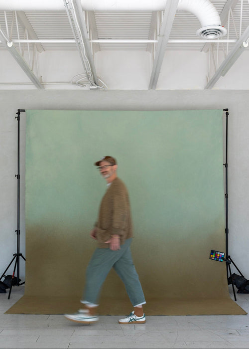 RENTAL ONLY! Yucután Gradient #0901 XL Hand Painted Backdrop Rental