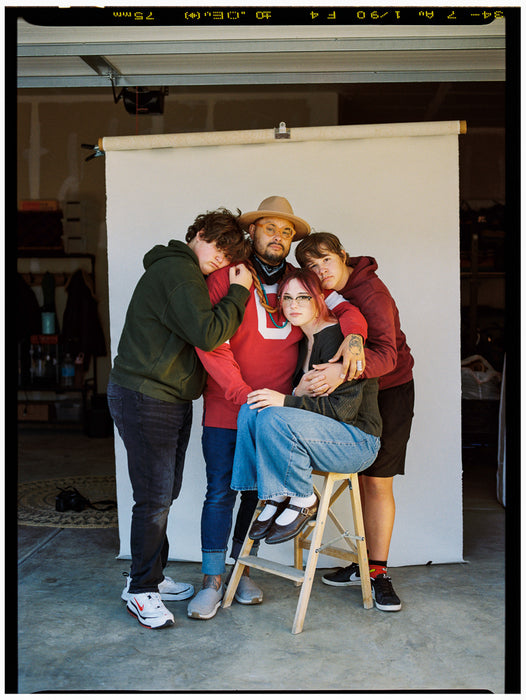 film image of Jonathan Canlas with white Ultraviolet Backdrops