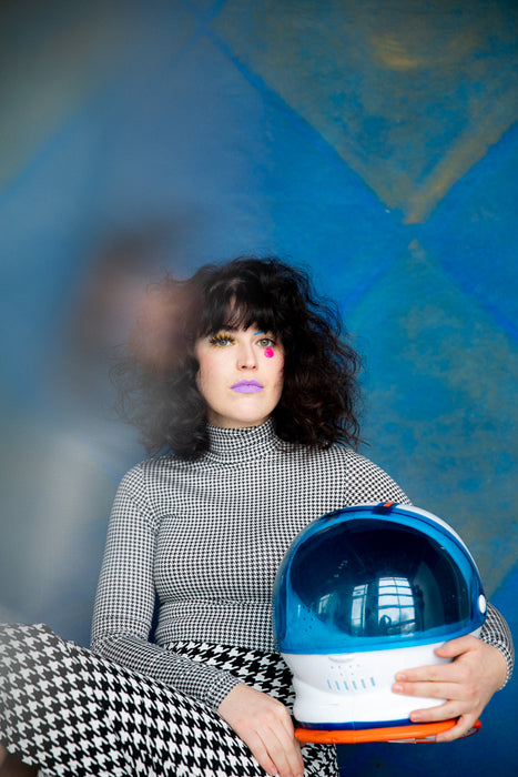 Jest in Blue #0894 Large Painted Canvas Backdrop