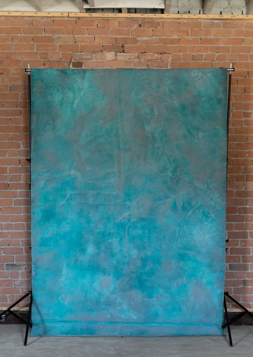 teal turquoise rustic distressed textured photoshoot styling backdrop hanging background utah