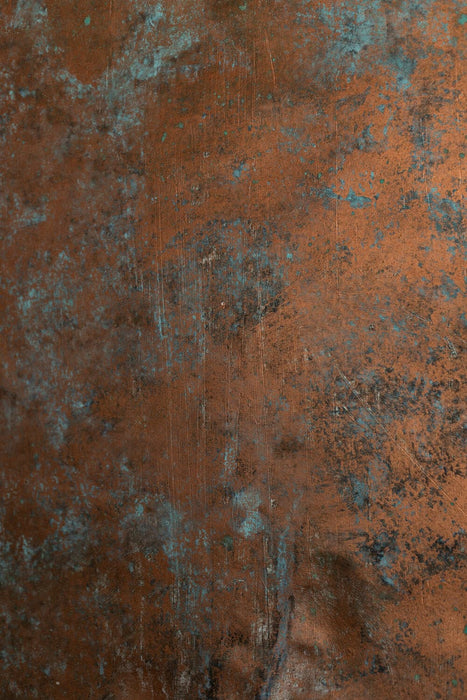 Heavy Metal Series (Copper) #0173 // Medium Canvas Painting.