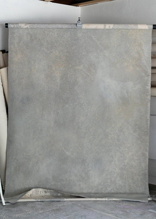 Grays #0204 // Large Hand-Painted Canvas Backdrop.