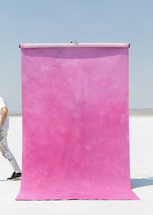 Pretty in Pink #0240 // Large+ Hand-Painted Canvas Backdrop.