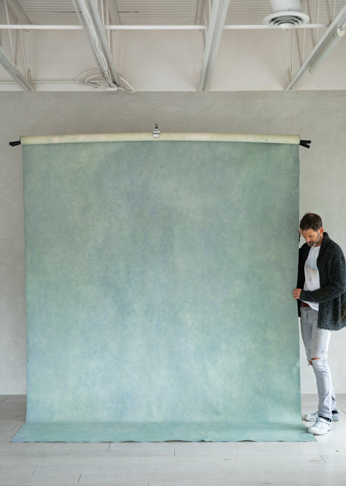 Foothill Sage x Heather Nan #0286// XLarge Hand-Painted Canvas Backdrop.