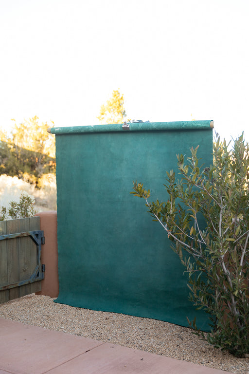 Desert Teal #0410 // Medium Hand-Painted Canvas Backdrop.