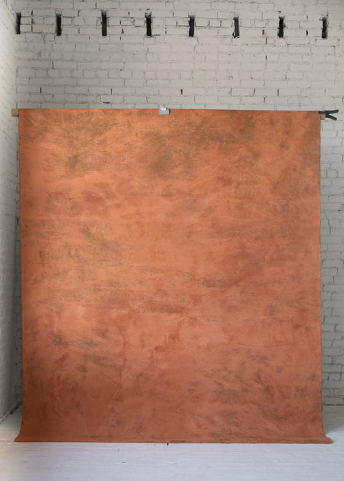 Red Sand Spring #0419 // Double-Sided XL Hand-Painted Canvas Backdrop Painting.