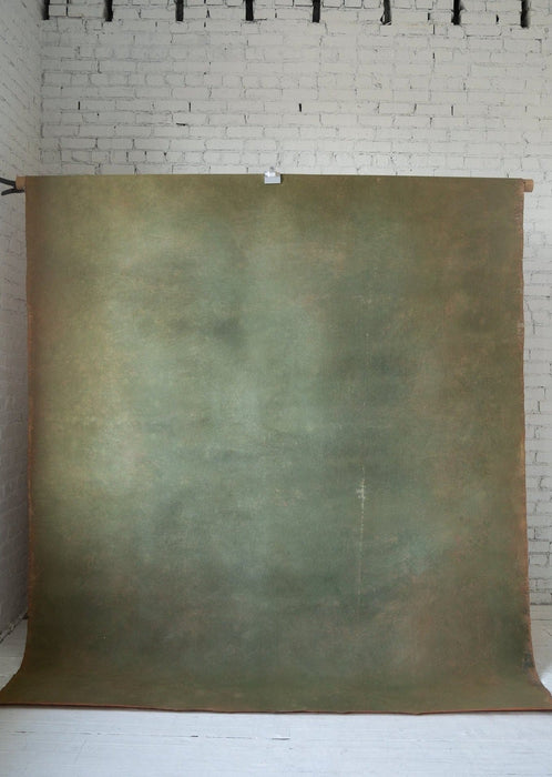 Red Sand Spring #0419 // Double-Sided XL Hand-Painted Canvas Backdrop Painting.
