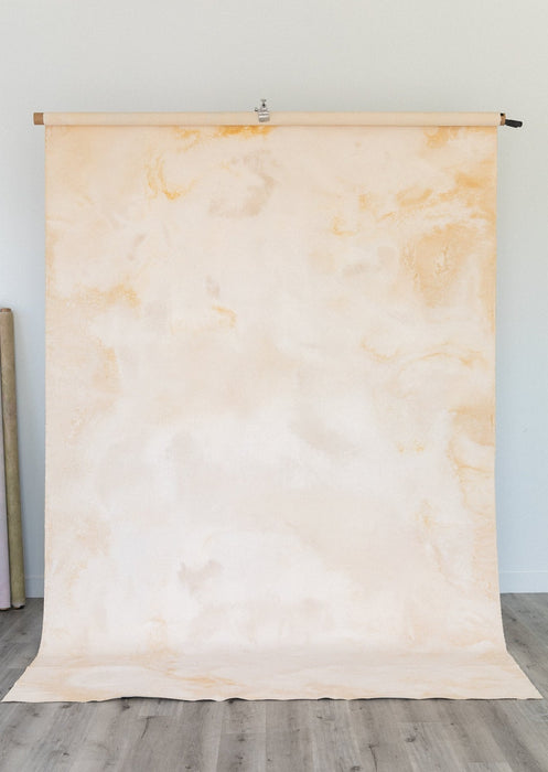 Golden Milk #0445 // XLarge Hand-Painted Canvas Backdrop Painting.