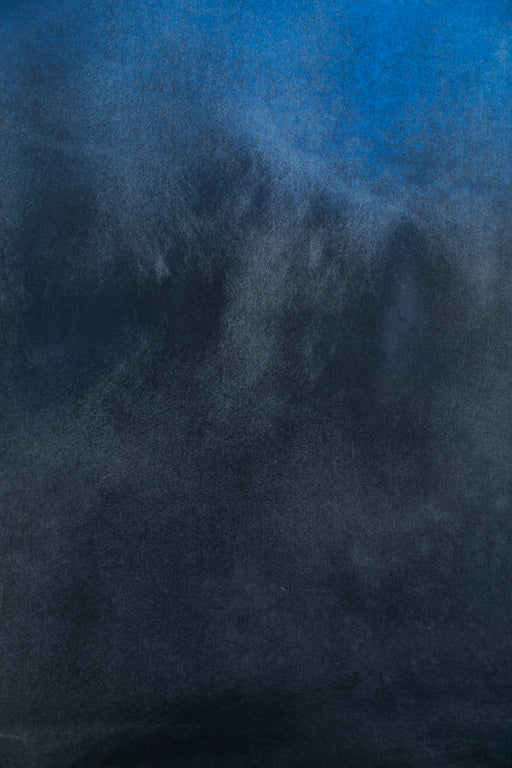 Azure Char #0486 // Large Hand-Painted Canvas Backdrop Painting.