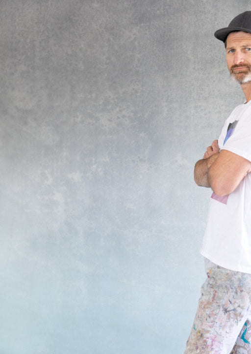 Foam and Sand #0487 // XLarge Hand-Painted Canvas Backdrop Painting.
