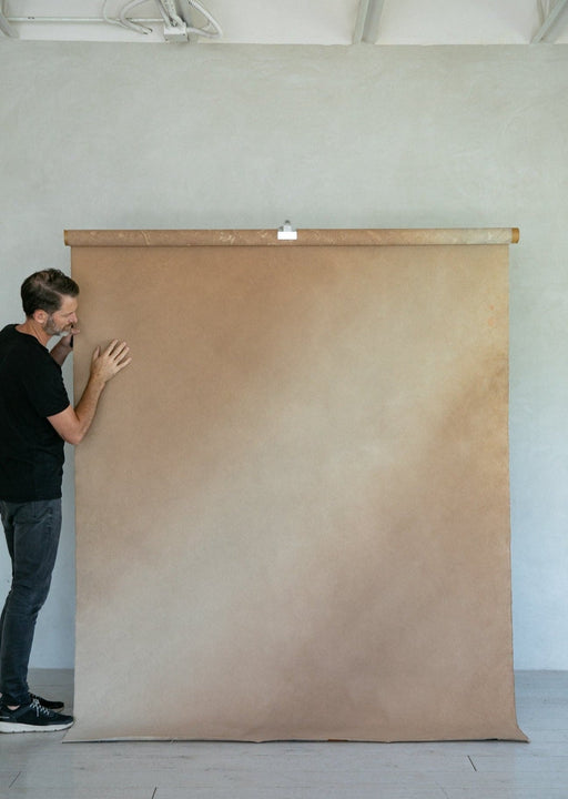 Breve Slant #0527- Sandstone Study // Medium Hand-Painted Canvas Backdrop Painting.