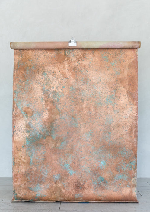 Florist's Patina #0561 Heavy Metal Double-Sided Small Hand-Painted Canvas Backdrop