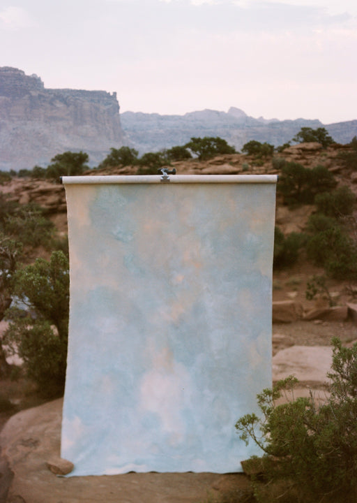 Sunrise #0221 // Large Hand-Painted Canvas Backdrop.